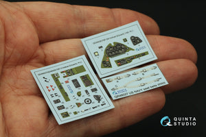 Quinta Studio QD48428 F6F-5N Hellcat 3D-Printed coloured Interior on decal paper (Eduard) 1/48 – imagen 3