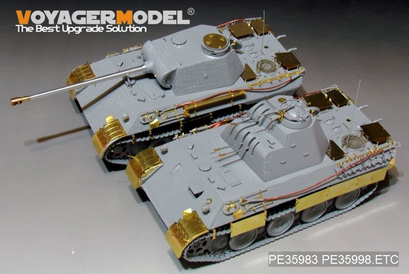 Voyager Model PE35998 WWII German FlaKPanzer V FlaKvierling 20mm MG 151/20 Basic For TAKOM 2105 1/35 – imagen 13