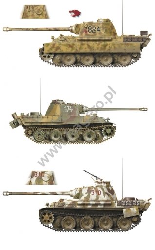 Kagero 15031 Pz.Kpfw. V Panther In Attack &amp;amp; Defence (kalkomania) PL/EN – zdjęcie 5