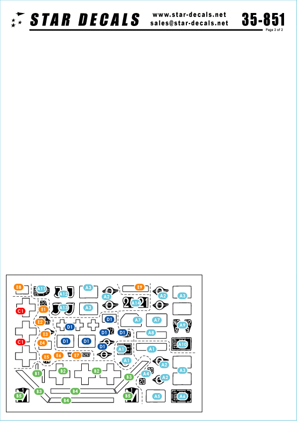 Star Decals 35-851 German 1. Skijäger Division 1/35 – zdjęcie 2