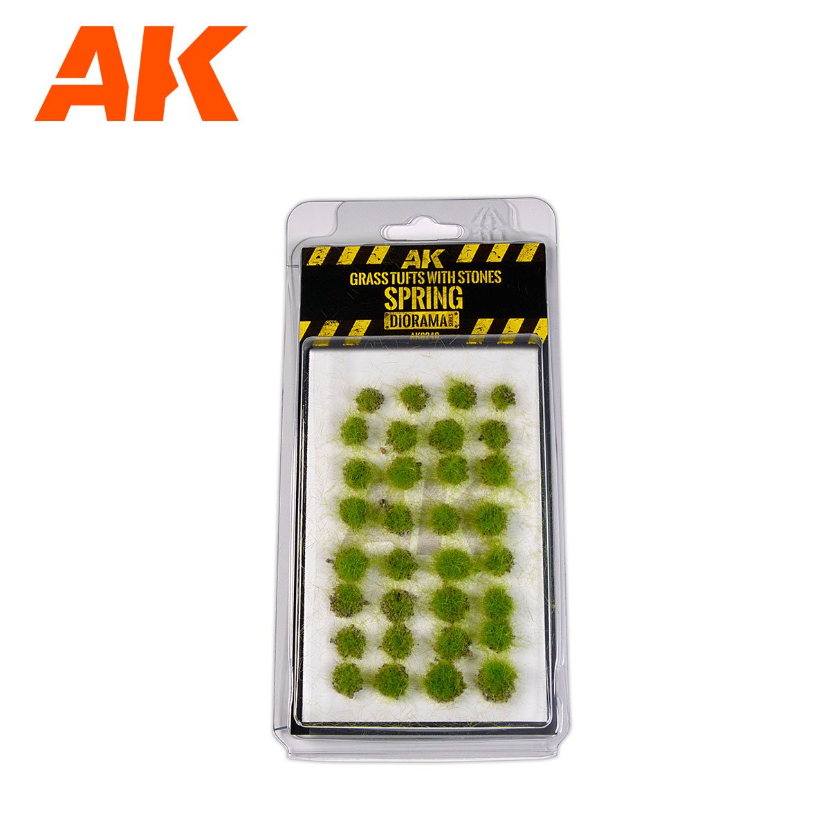AK Interactive AK8248 GRASS TUFTS WITH STONES SPRING – imagen 2