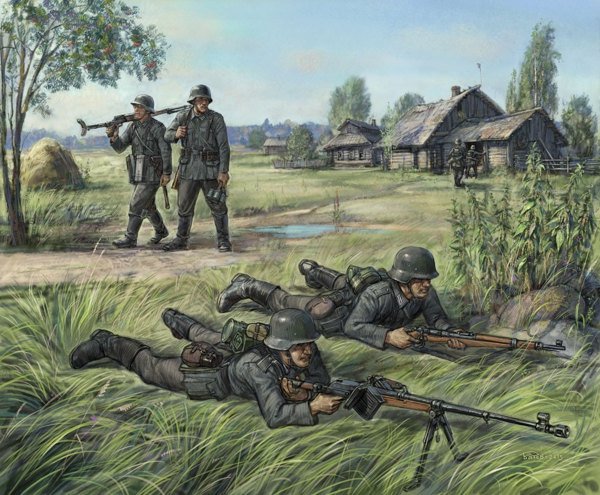 Zvezda 6216 German anti-tank rifle team 1/72 – imagen 2