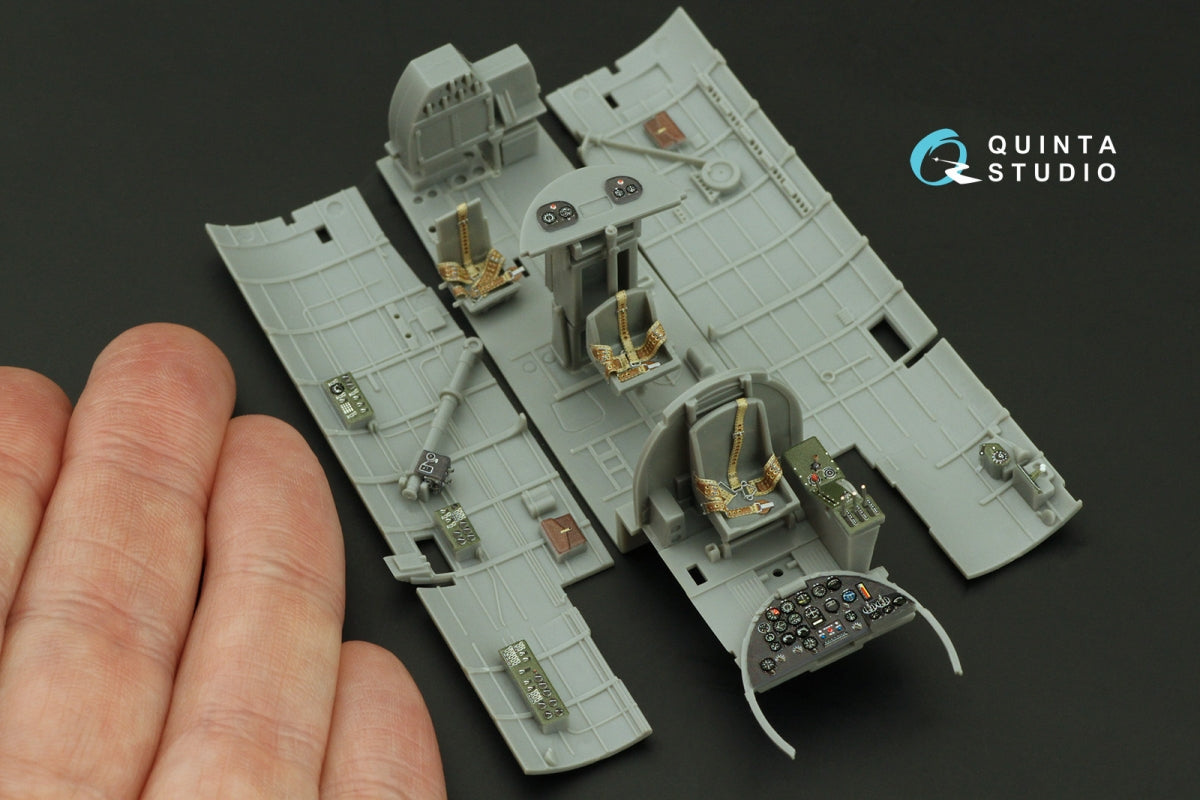 Quinta Studio QD48478 Nakajima B5N2 Kate 3D-Printed coloured Interior on decal paper (Hasegawa) 1/48 – immagine 7