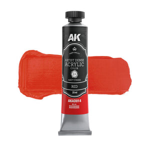 AK Interactive AKAD014 Artist Dense Acrylic - Red