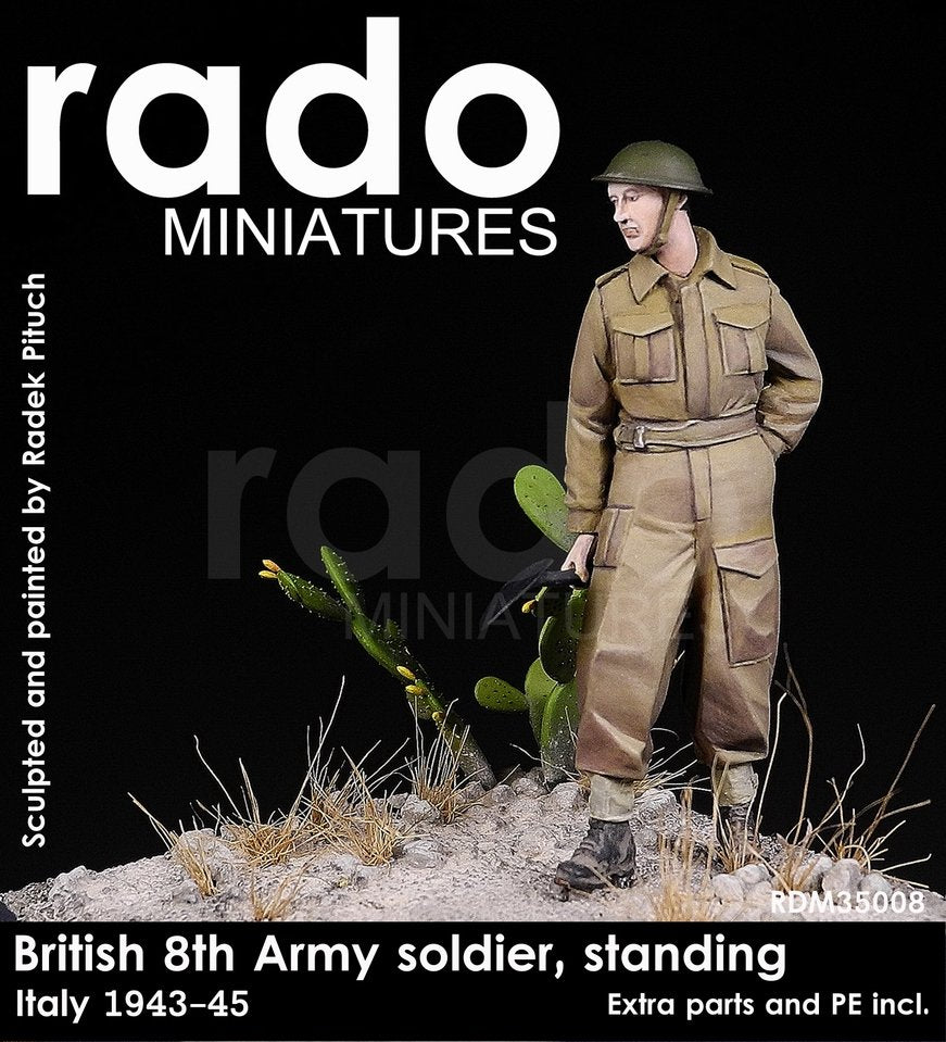 RADO Miniatures RDM35008 British 8. Army Italy 1943-45 PE & extra parts included 1/35