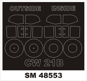 Montex SM48553 CW-21B for DORA WINGS 1/48