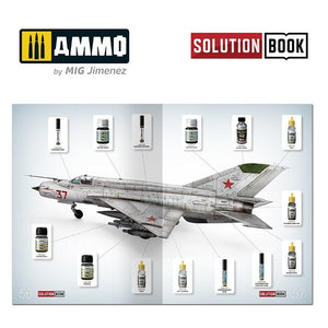 AMMO of Mig Jimenez 6521 How To Paint Bare Metal Aricraft Solution Book – imagen 8
