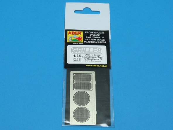 Aber 35G23 Grilles pour canon automoteur allemand Geschützwagen Tiger für 17cm Kanone 72 (1/35) – image 5