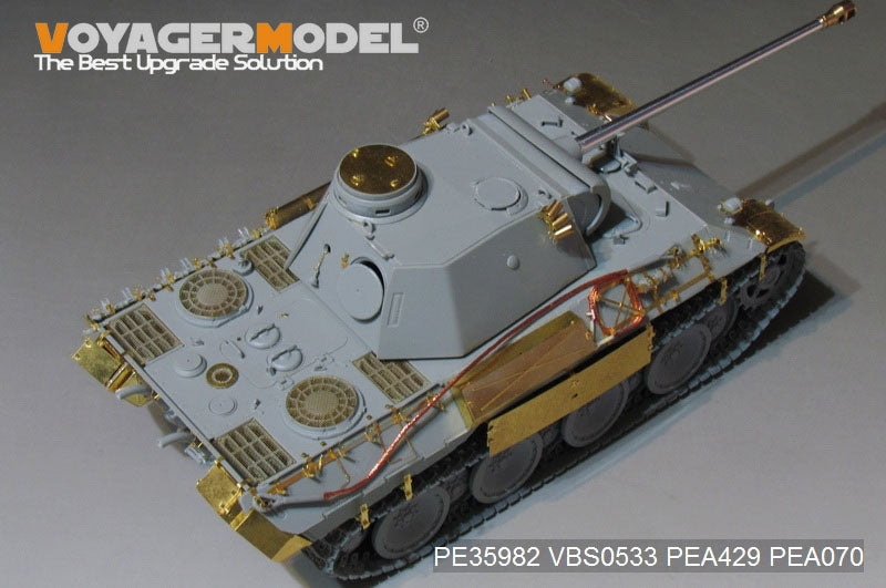 Voyager Model PE35982 WWII German Panther D Tank Early version Basic For TAKOM 2103 1/35 – imagen 5