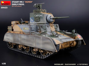 MiniArt 35423 Stuart Mk.I “Honey” Early Prod. w/Sun Shields 1/35 – imagen 11