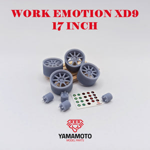 Yamamoto YMPRIM4 Work Emotion XD9 17&amp;quot; 1/24 – imagen 2