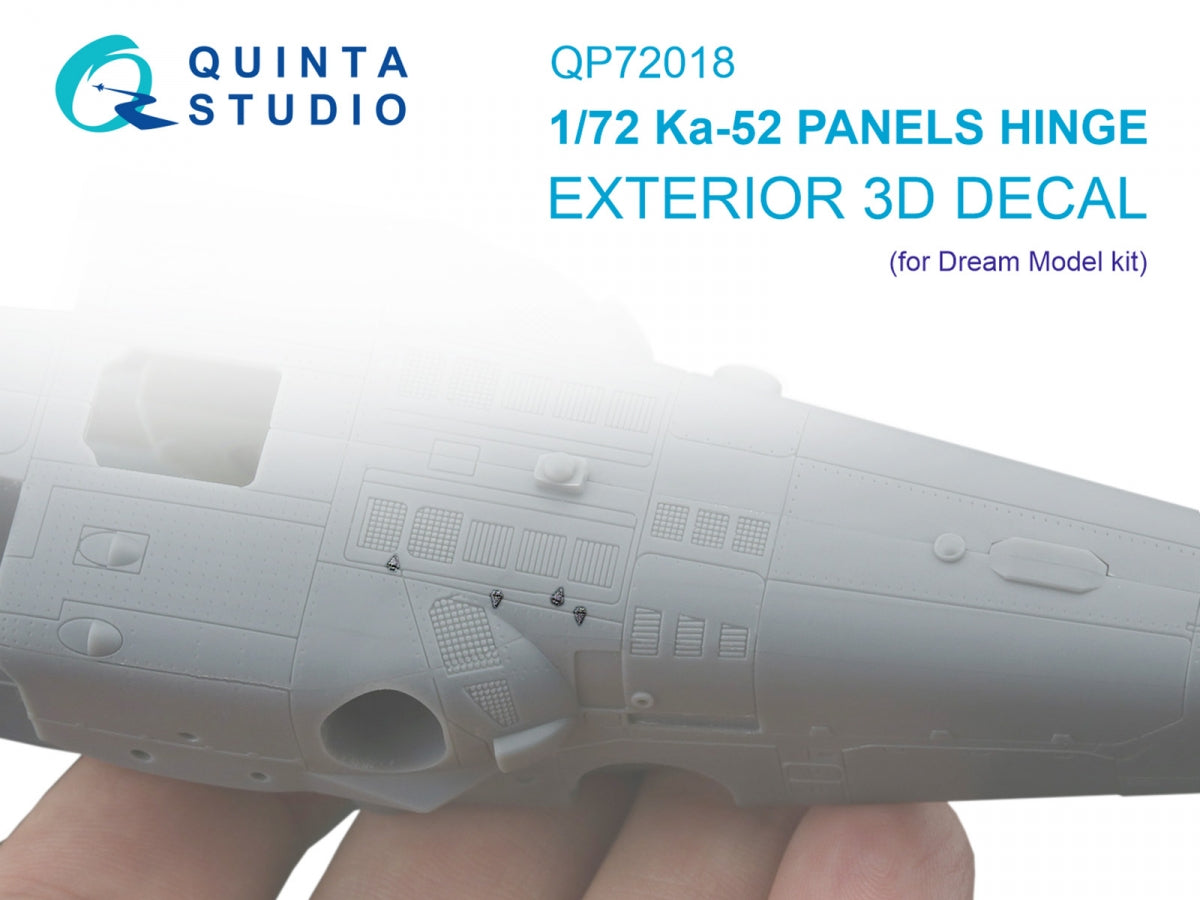 Quinta Studio QP72018 Ka-52 Panels Hinge (Dream Model/Quinta Models) 1/72