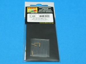 Aber A48 011 Jeu de 4 embouts de canon pour mitrailleuse d&amp;#39;avion allemande MG 131 de 13 mm (1/48)  – image 6