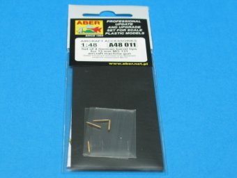 Aber A48 011 Jeu de 4 embouts de canon pour mitrailleuse d&amp;#39;avion allemande MG 131 de 13 mm (1/48)  – image 6