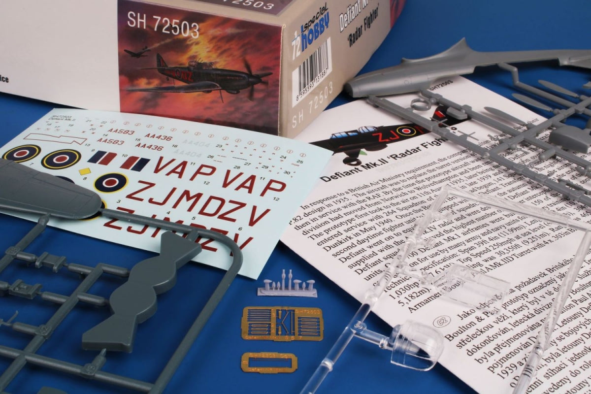 Special Hobby 72503 Defiant NF Mk.II &amp;#39;Radar Fighter&amp;#39; 1/72 – imagen 6