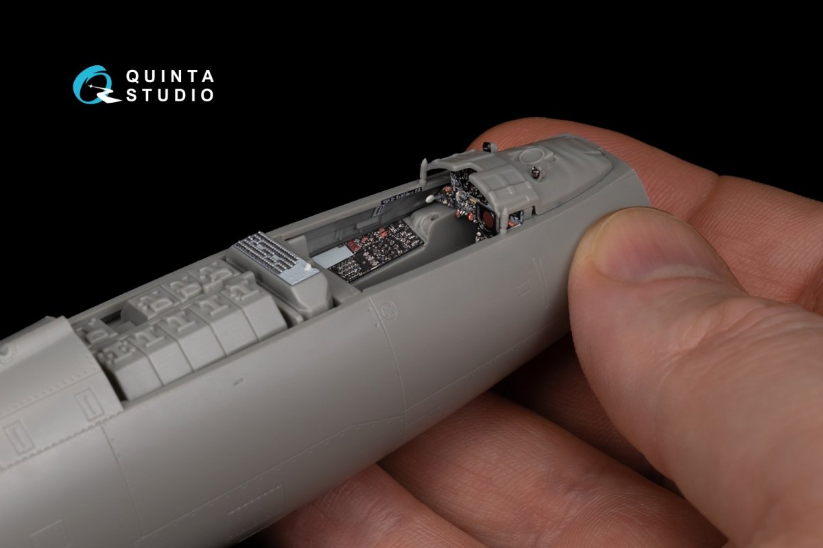 Quinta Studio QD48200 F-104J 3D-Printed &amp;amp; coloured Interior on decal paper (for Kinetic ) 1/48 – imagen 6