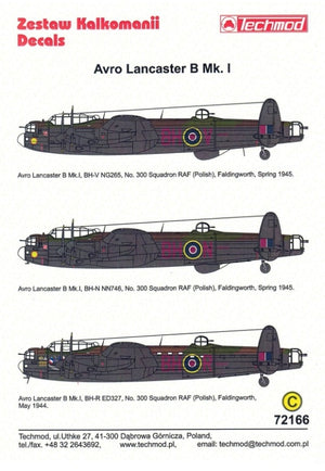 Techmod 72166 Avro Lancaster B Mk. I 1/72 – Bild 2