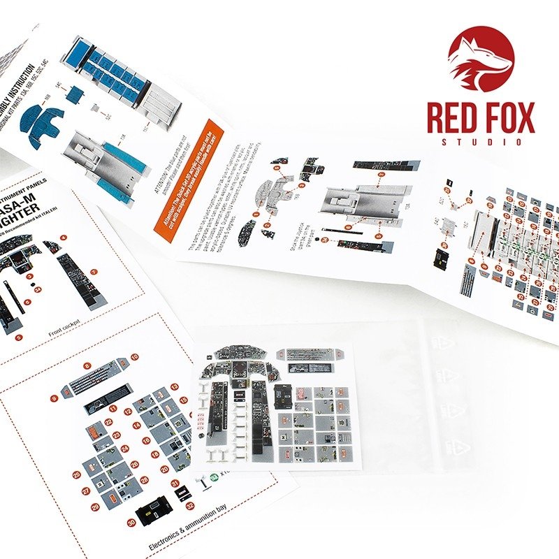 Red Fox Studio QS-32128 F-104S ASA M Starfighter (for Italeri kit) 1/32 – imagen 3