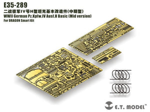 E.T. Model E35-289 WWII German Pz.Kpfw.IV Ausf.H Basic (Mid version) For DRAGON 1/35 – imagen 2