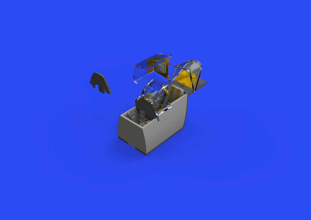 Eduard 648330 Bf 109F cockpit w/ early seat EDUARD 1/48 – imagen 3