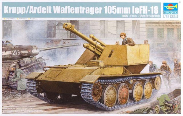 Trumpeter 01586 Krupp/Ardelt Waffentrager 105mm leFH-18 1/35