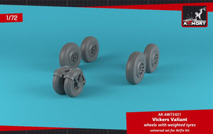 Armory Models AW72421 A.W. Valiant wheels w/ weighted tires 1/72 – zdjęcie 4