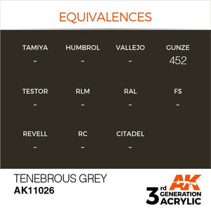 AK Interactive AK11026 Tenebrous Grey 17ml – imagen 3
