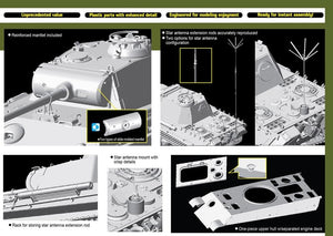 Dragon 6847 Pz.Bef.Wg.V Panther Ausf.G 1/35 – immagine 4