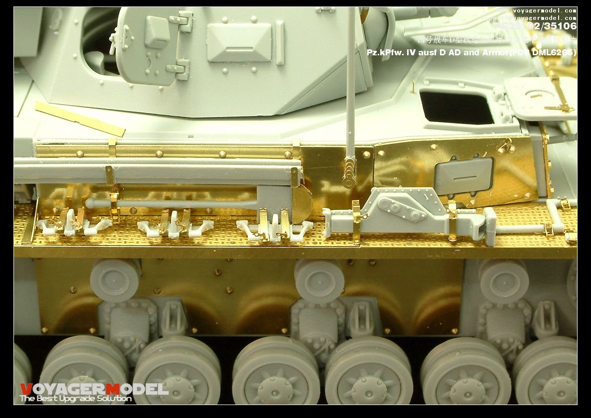 Voyager Model PE35106 Pz.kPfw. IV ausf D AD Armor 1/35 – imagen 10