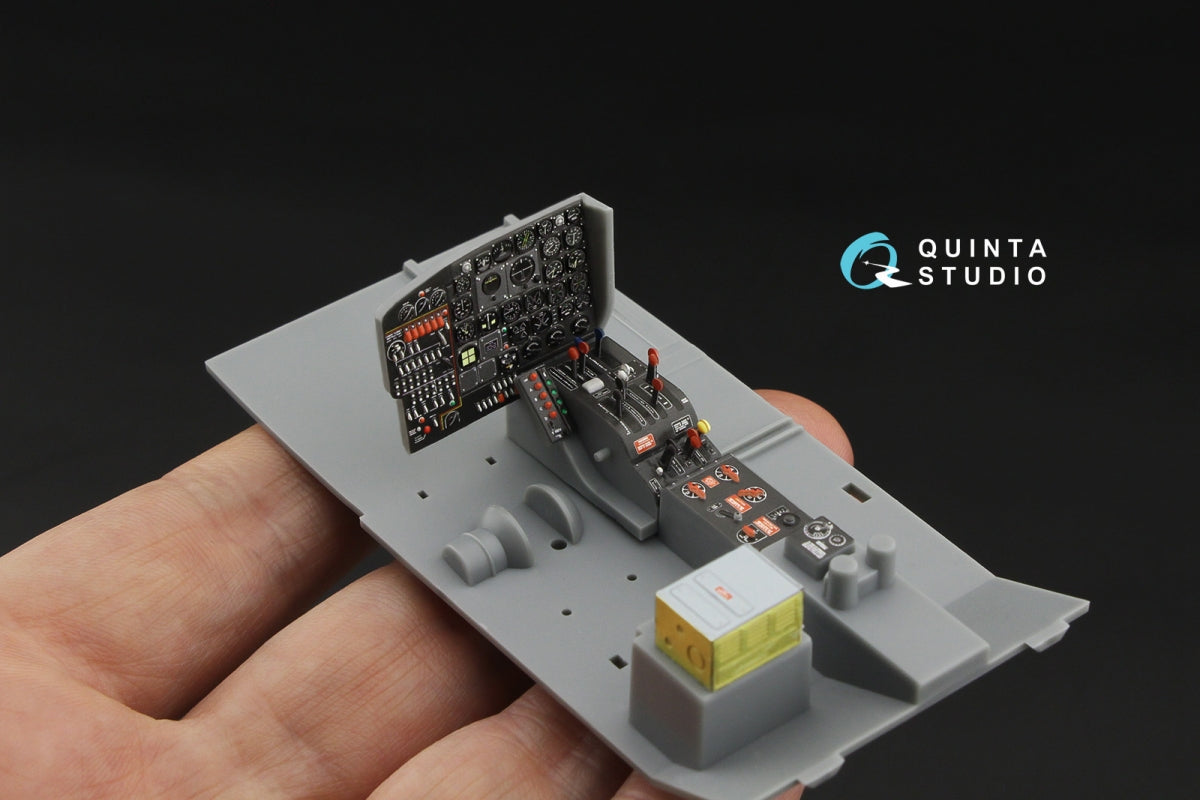 Quinta Studio QDS-32250 A-26C Invader 3D-Printed &amp;amp; coloured Interior on decal paper (Hobby Boss) (with 3D-printed resin parts) 1/32 – imagen 8