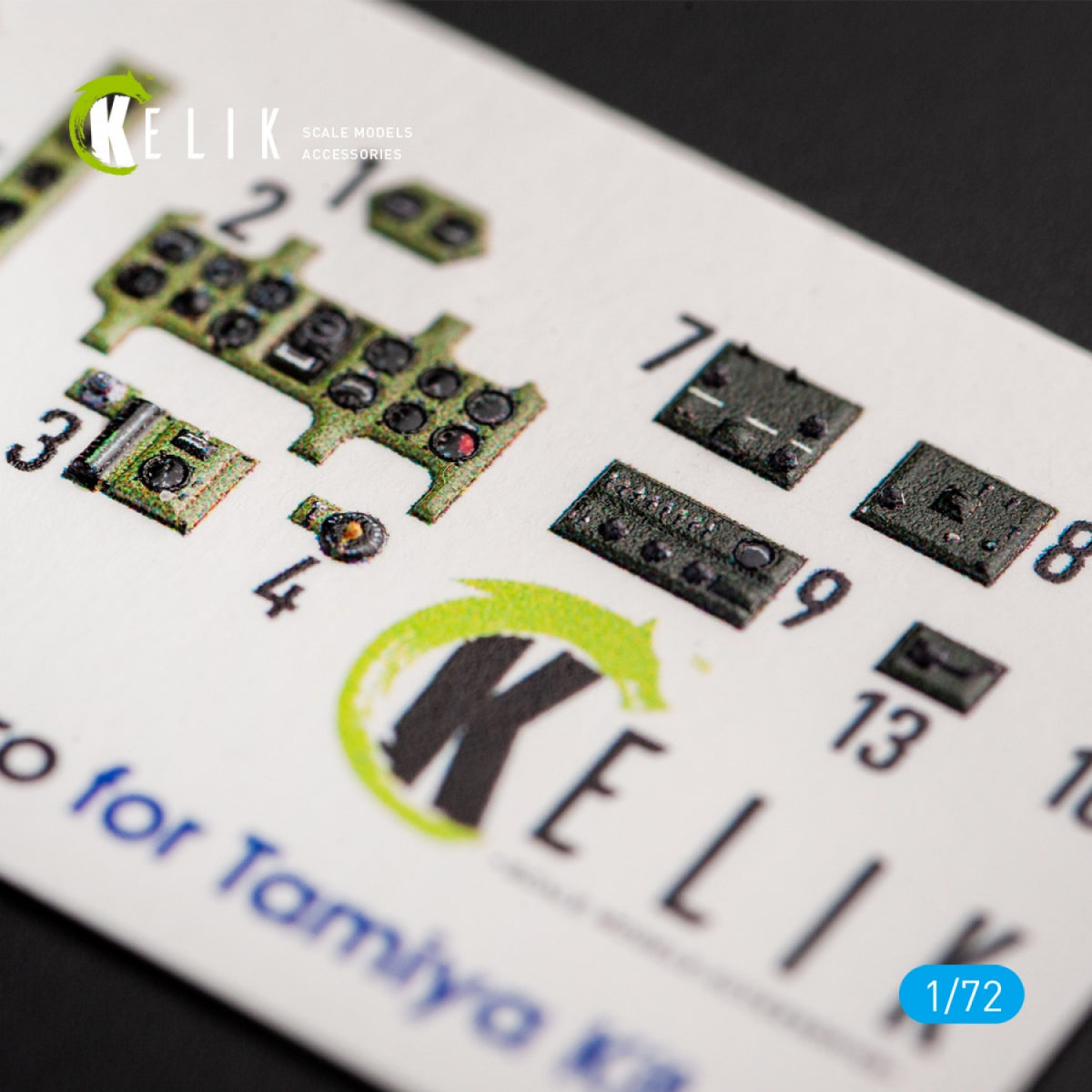 KELIK K72049 A6M3 ZERO - INTERIOR 3D DECALS FOR TAMIYA KIT 1/72 – zdjęcie 3