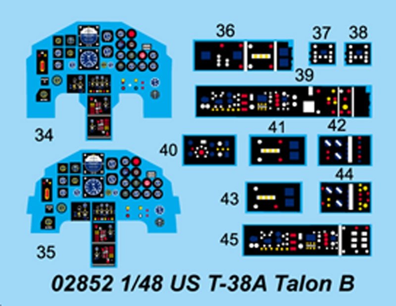 Trumpeter 02852 T-38A Talon 1/48 – imagen 5
