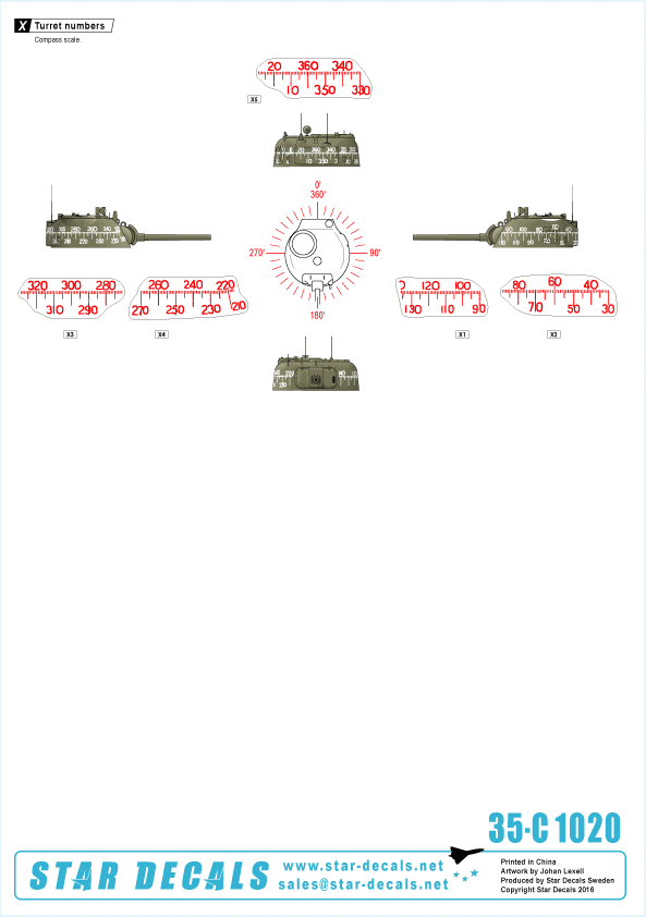 Star Decals 35-C1020 RMASG Shermans 1/35 – imagen 2