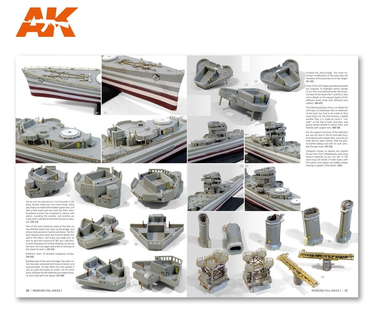 AK Interactive AK895 MODÉLISATION COMPLÈTE DE LA CLASSE NEW ORLEANS 2 (Anglais) – image 7