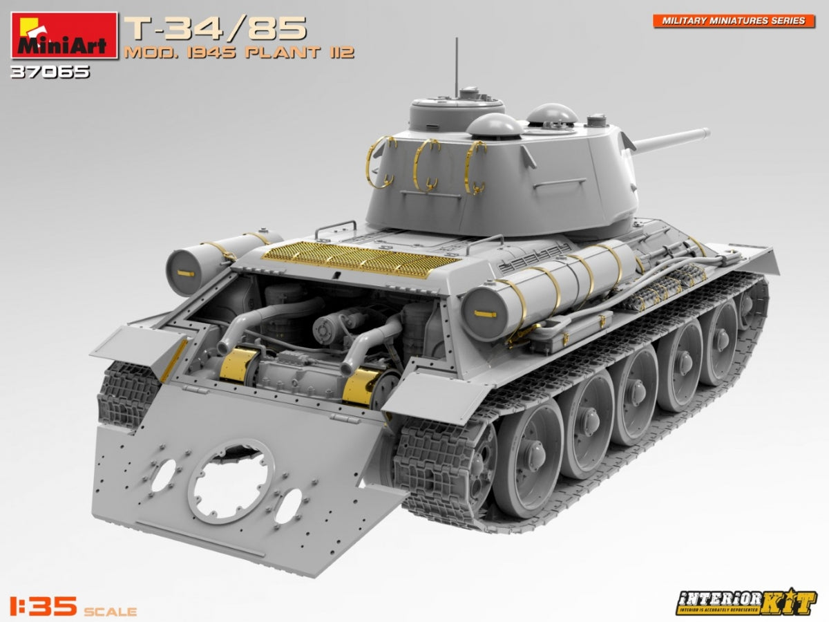 MiniArt 37065 T-34/85 MOD. 1945. PLANT 112. INTERIOR KIT 1/35 – imagen 7