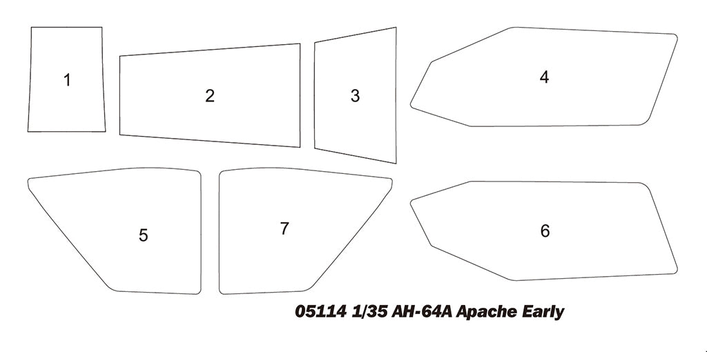 Trumpeter 05115 AH-64A Apache Late 1/35 – imagen 4
