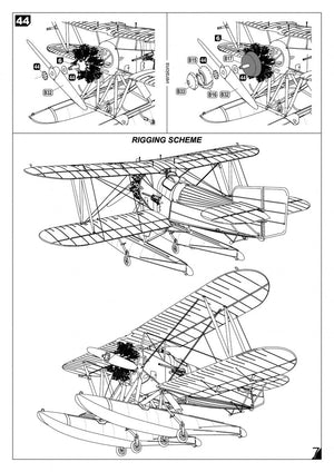 Armory Models 48004 Fairey Flycatcher British Interwar FAA Floatplane Fighter, Late (Metal) 1/48 – immagine 9