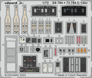 Eduard 73794 C-130J interior ZVEZDA 1/72