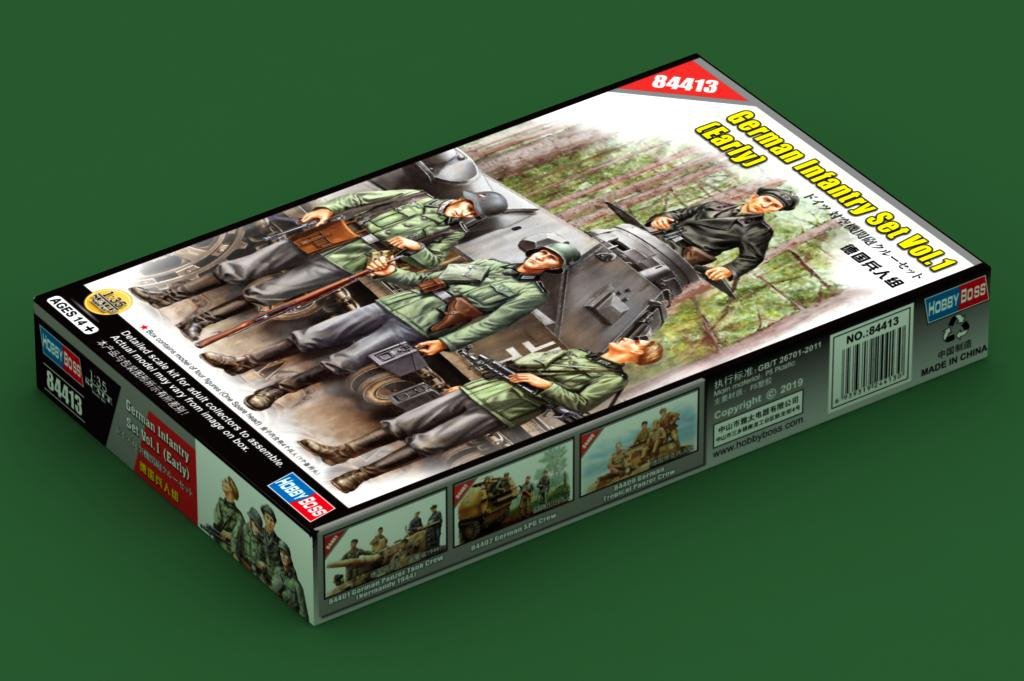 Hobby Boss 84413 German Infantry Set Vol.1 (Early) 1/35 – imagen 2