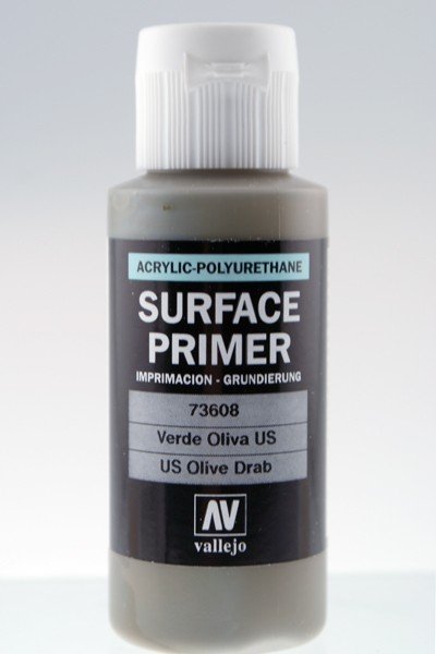 Apprêt de surface Vallejo 73608 US Olive Drab 60 ml