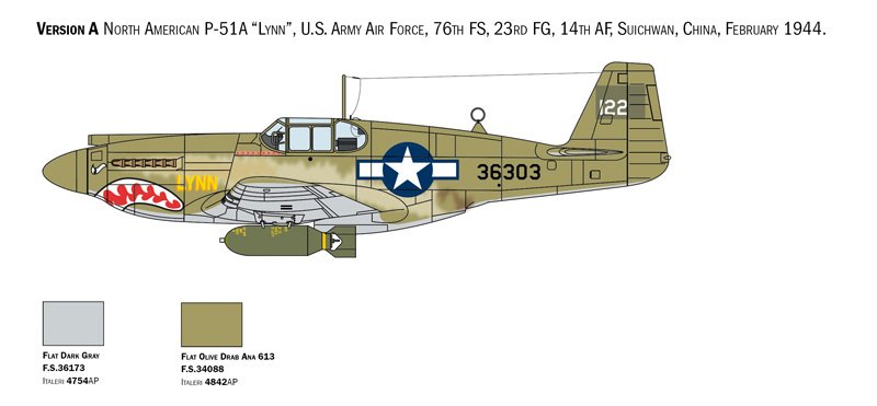 Italeri 1423 P-51A Mustang 1/72 – image 10