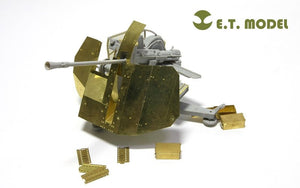 E.T. Model E35-026 WWII German 3.7cm FLAK 43 Anti-Aircraft Gun (For TRUMPETER 02311) 1/35 – zdjęcie 2