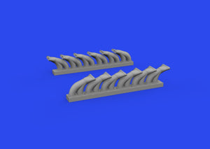 Eduard 648958 P-39 exhaust stacks fishtail PRINT EDUARD 1/48 – imagen 4
