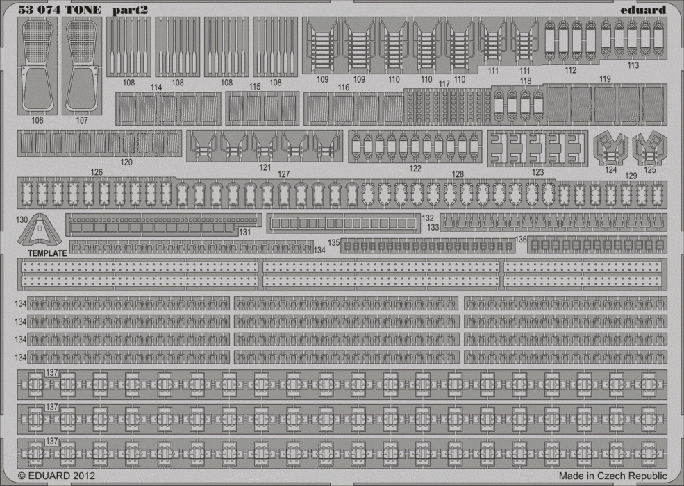 Eduard 53074 TONE 1/350 Tamiya – immagine 2