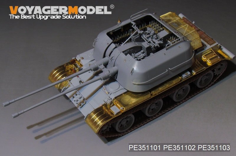 Voyager Model PE351101 Soviet ZSU-57-2 SPAAG Basic set（For TRUMPETER 05559） 1/35 – immagine 3