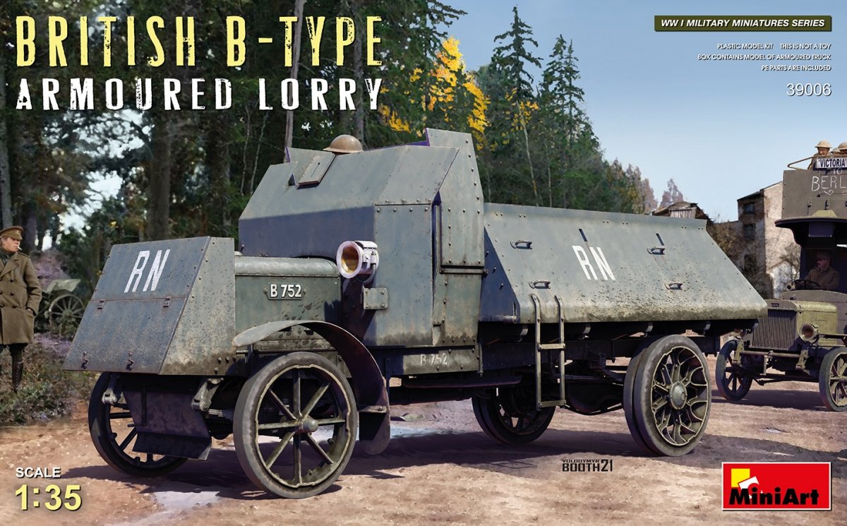 Miniart 39006 CAMION BLINDÉ BRITANNIQUE DE TYPE B 1/35