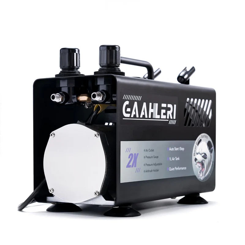Gaahleri 43127 Dual Drive Series Airbrush Kit Compressor GT-918 – zdjęcie 6