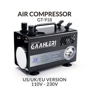 Gaahleri 43127 Dual Drive Series Airbrush Kit Compressor GT-918