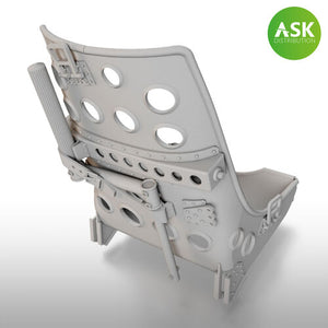 Art Scale Kit A32014 A6M Zero Seat Early with Strarting Handle - 3D Print 1/32