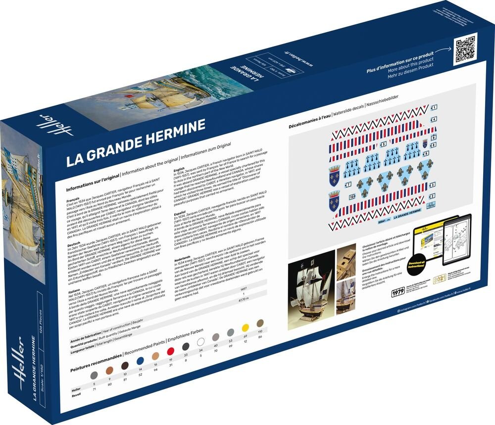 Heller 56841 Starter Kit - Le Grand Hermine 1/150 – imagen 4
